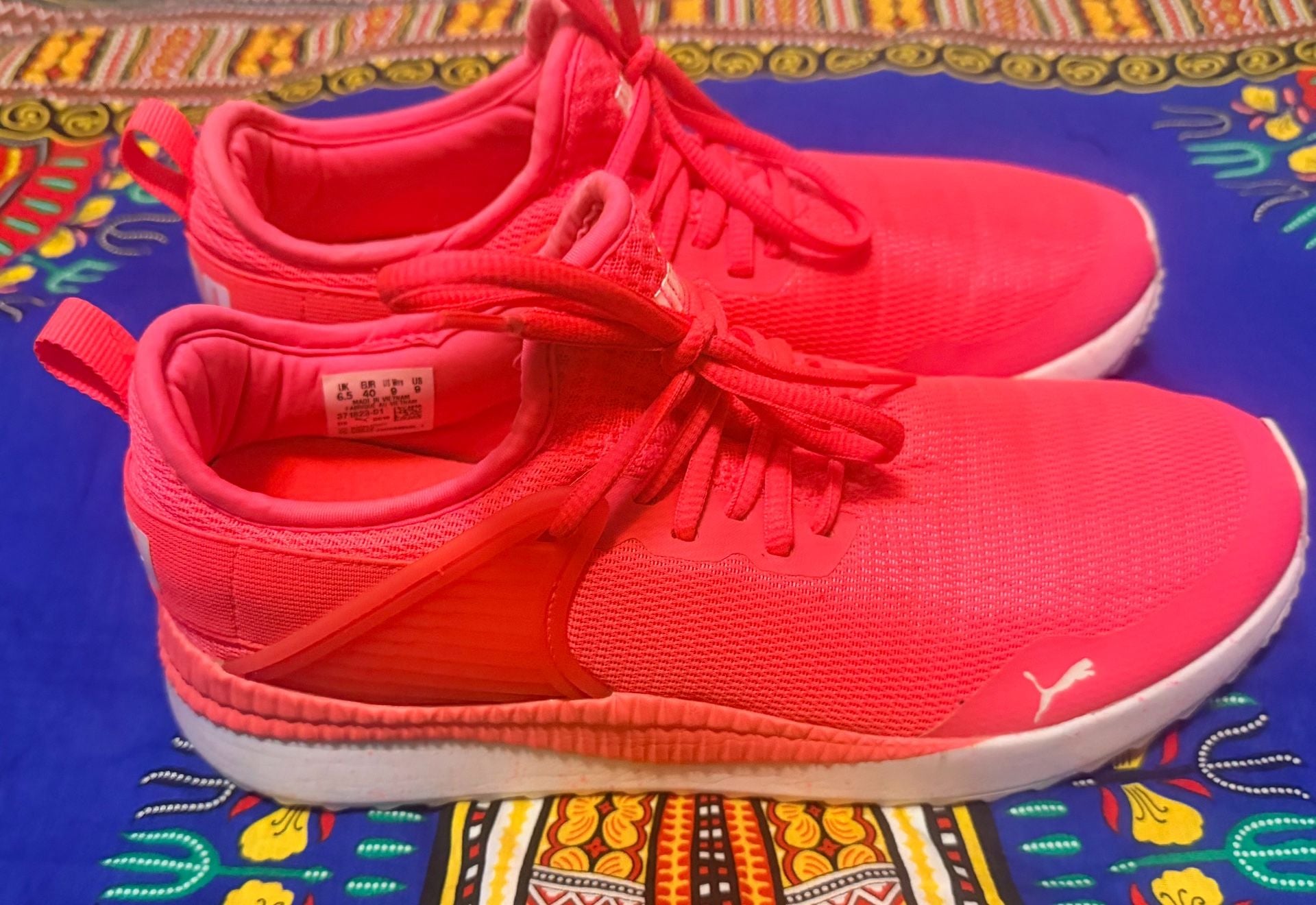 Puma Pacer Next Cage Size 6.5 Pink Sneakers 8