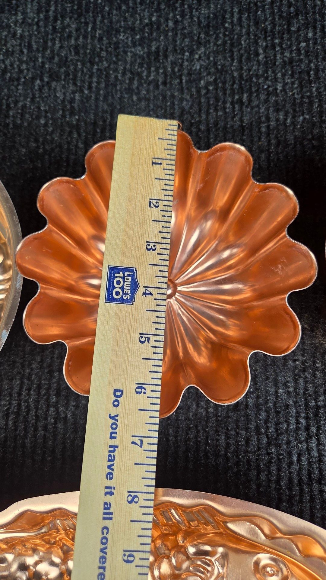 Vintage Copper Jello Cake Mold Set Wall Decor 6
