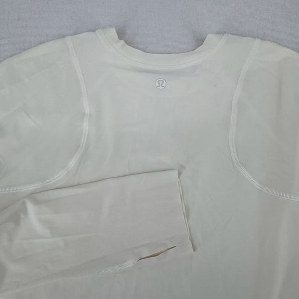 Lululemon Long Sleeve Shirt White Thumbholes