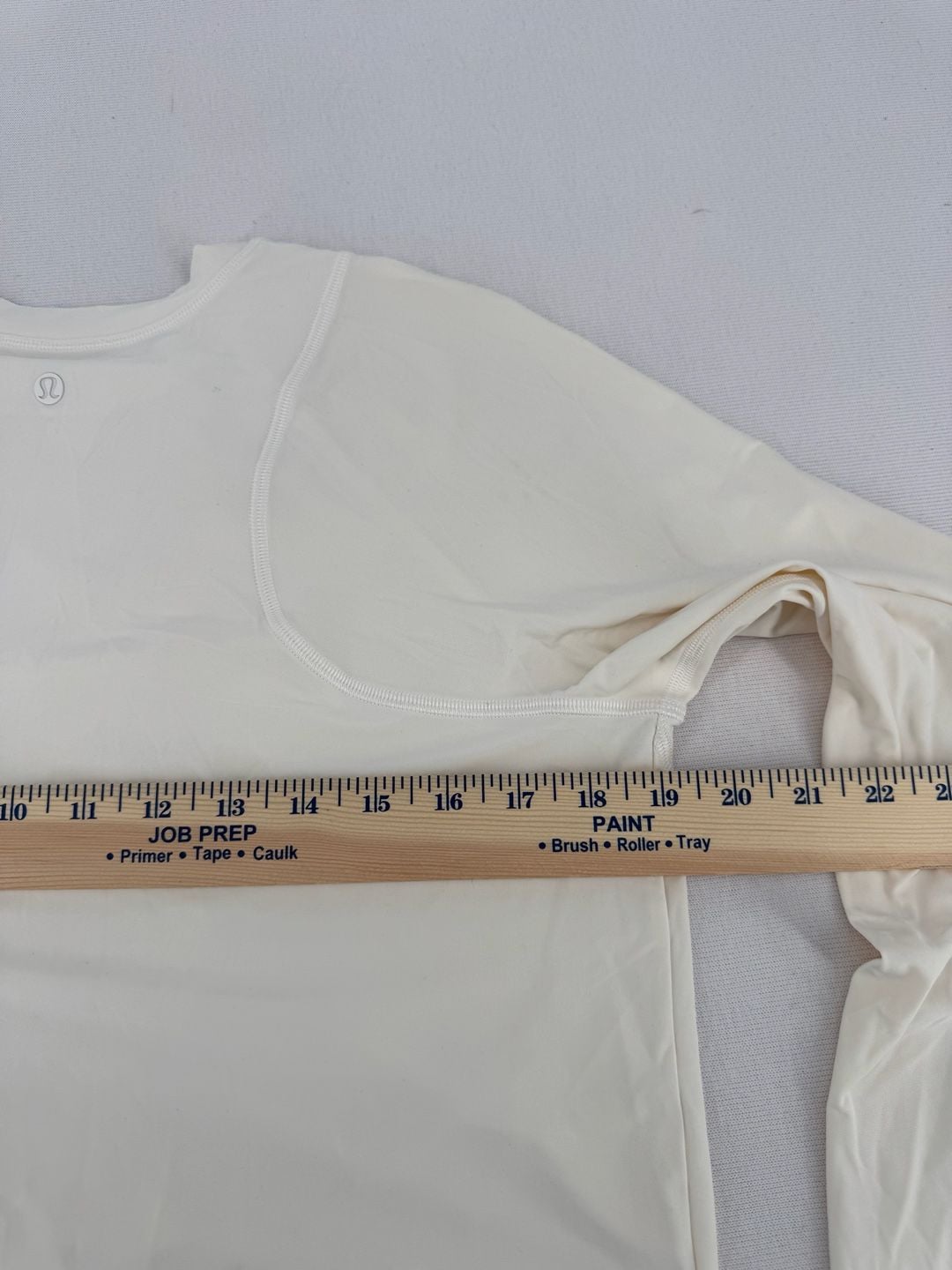 Lululemon Long Sleeve Shirt White Thumbholes 7