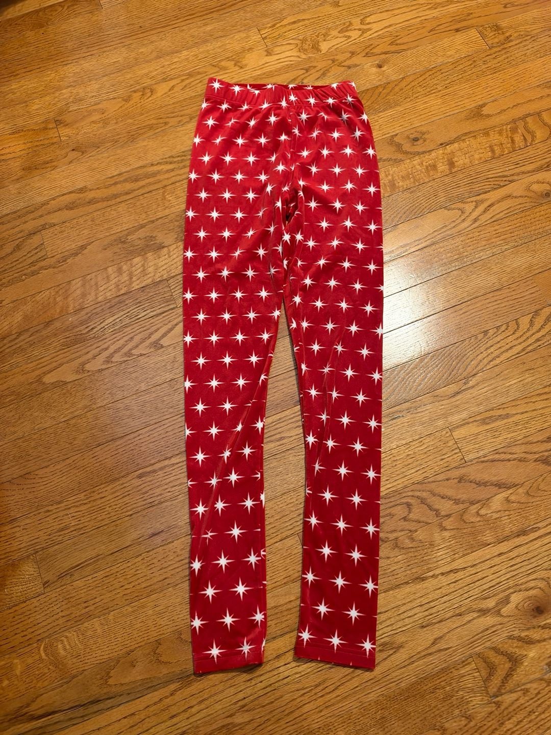 Merry Moments Women’s Small Red Star Christmas Pajama Pants Holiday Lounge 3