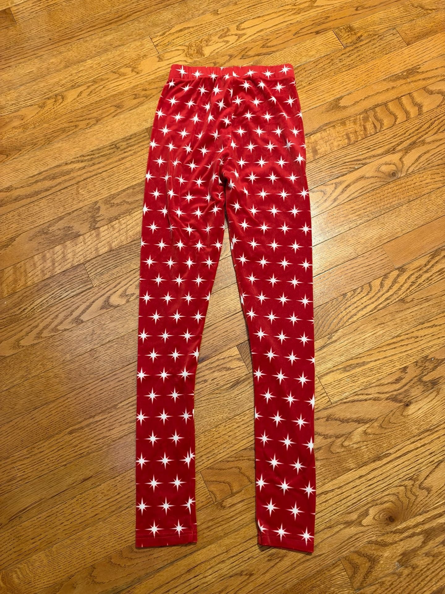 Merry Moments Women’s Small Red Star Christmas Pajama Pants Holiday Lounge 4