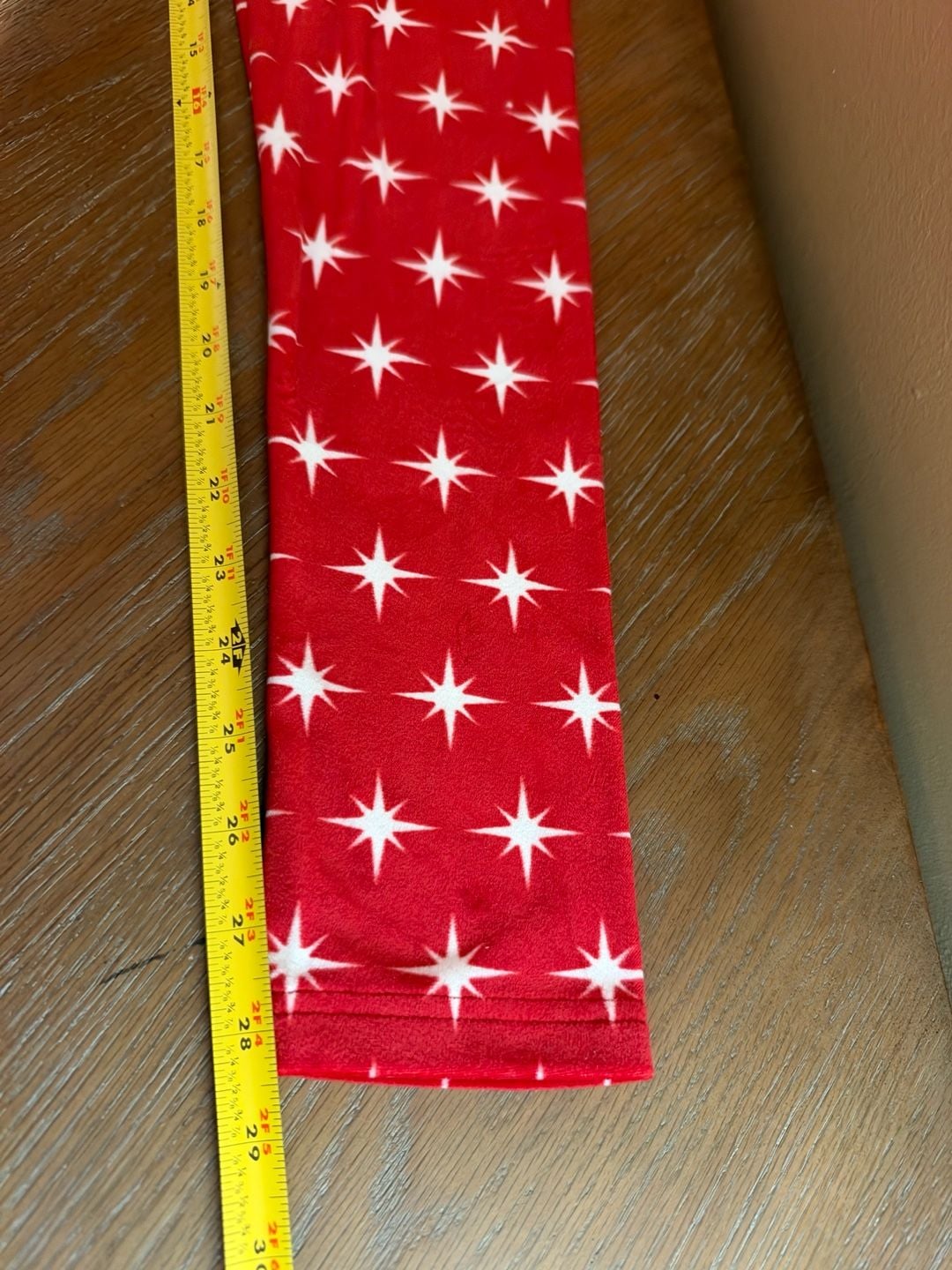 Merry Moments Women’s Small Red Star Christmas Pajama Pants Holiday Lounge 8
