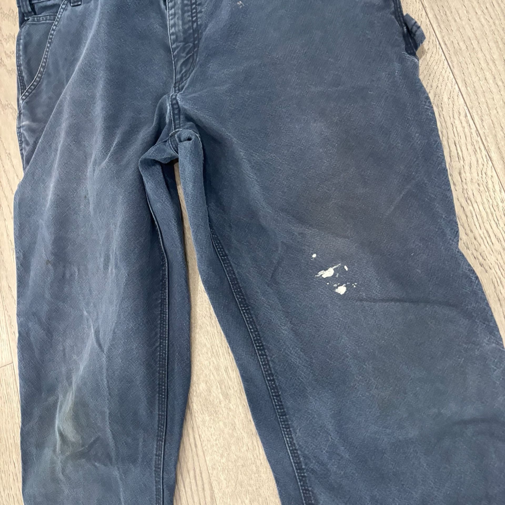 Carhartt Relaxed Fit Carpenter Pants Size 38x32 Blue Workwear 5