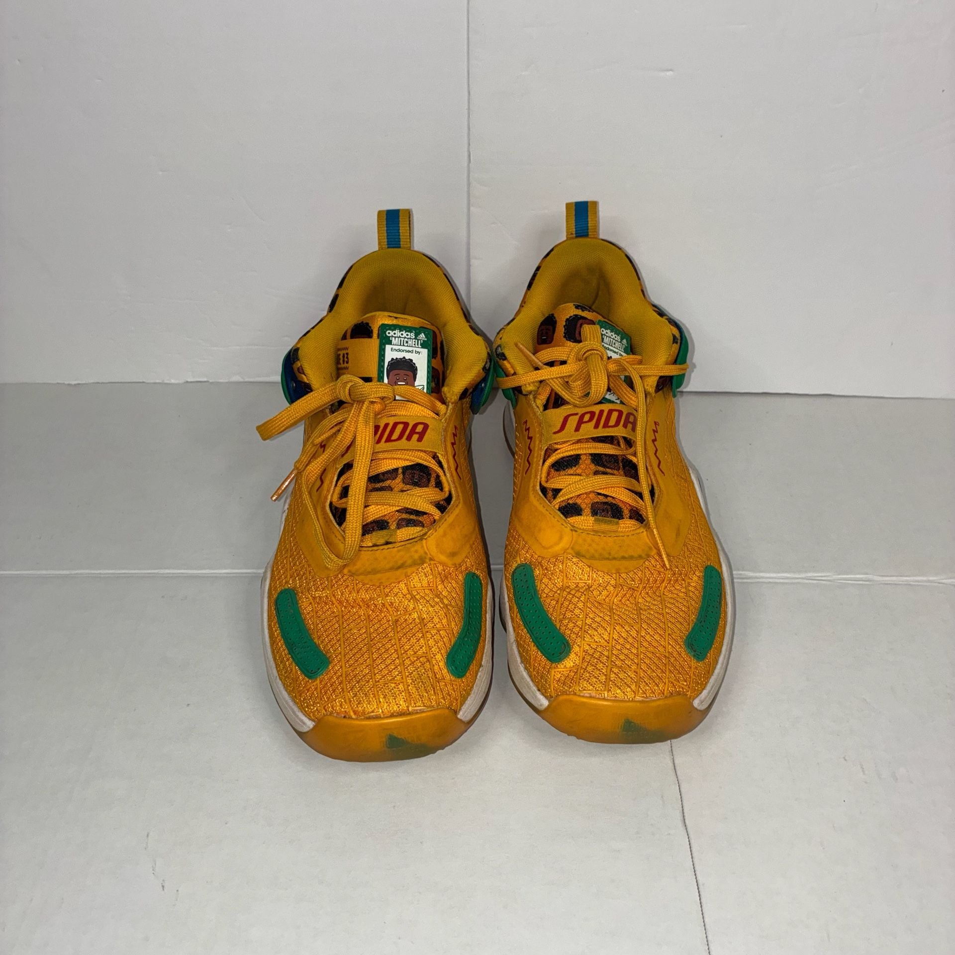Adidas D.O.N. Men Size 11 LEGO Basketball Shoes Yellow 3