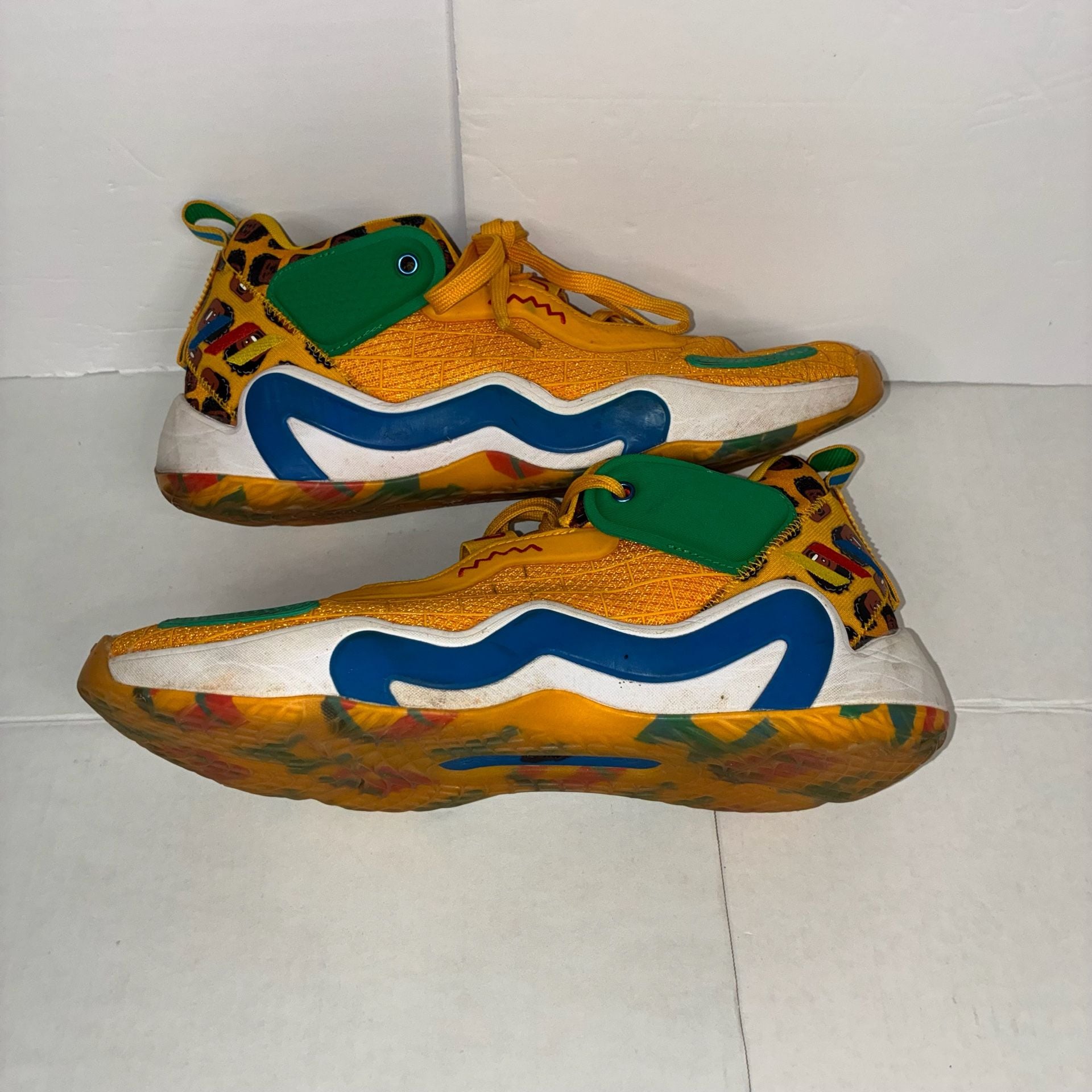 Adidas D.O.N. Men Size 11 LEGO Basketball Shoes Yellow 4