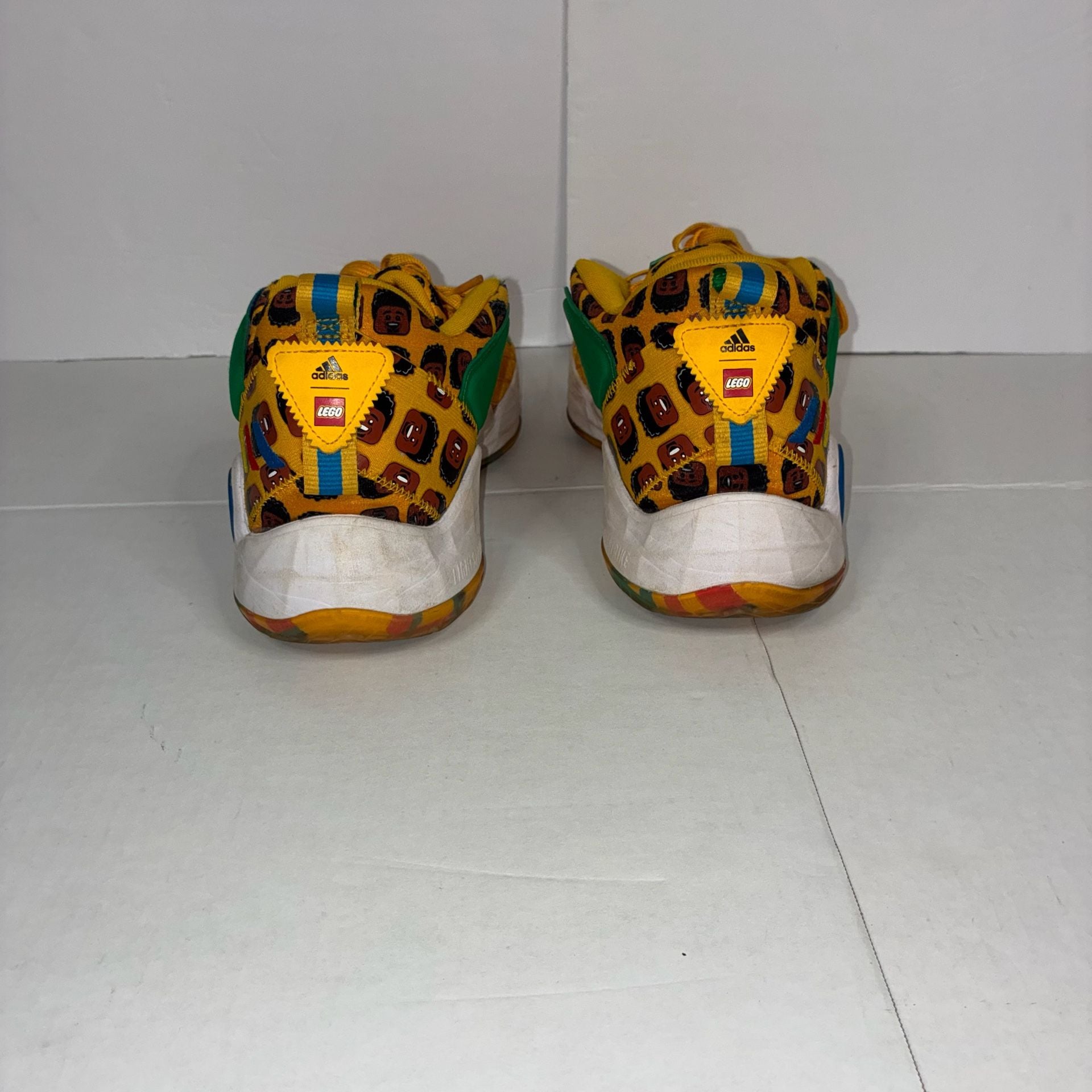 Adidas D.O.N. Men Size 11 LEGO Basketball Shoes Yellow 6