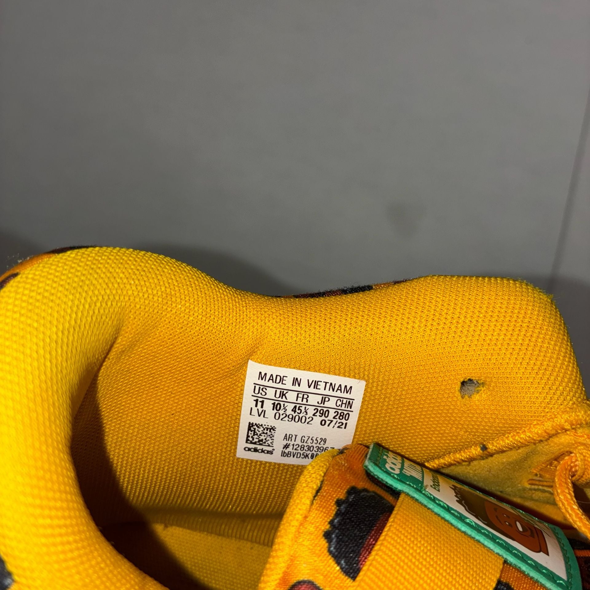 Adidas D.O.N. Men Size 11 LEGO Basketball Shoes Yellow 8