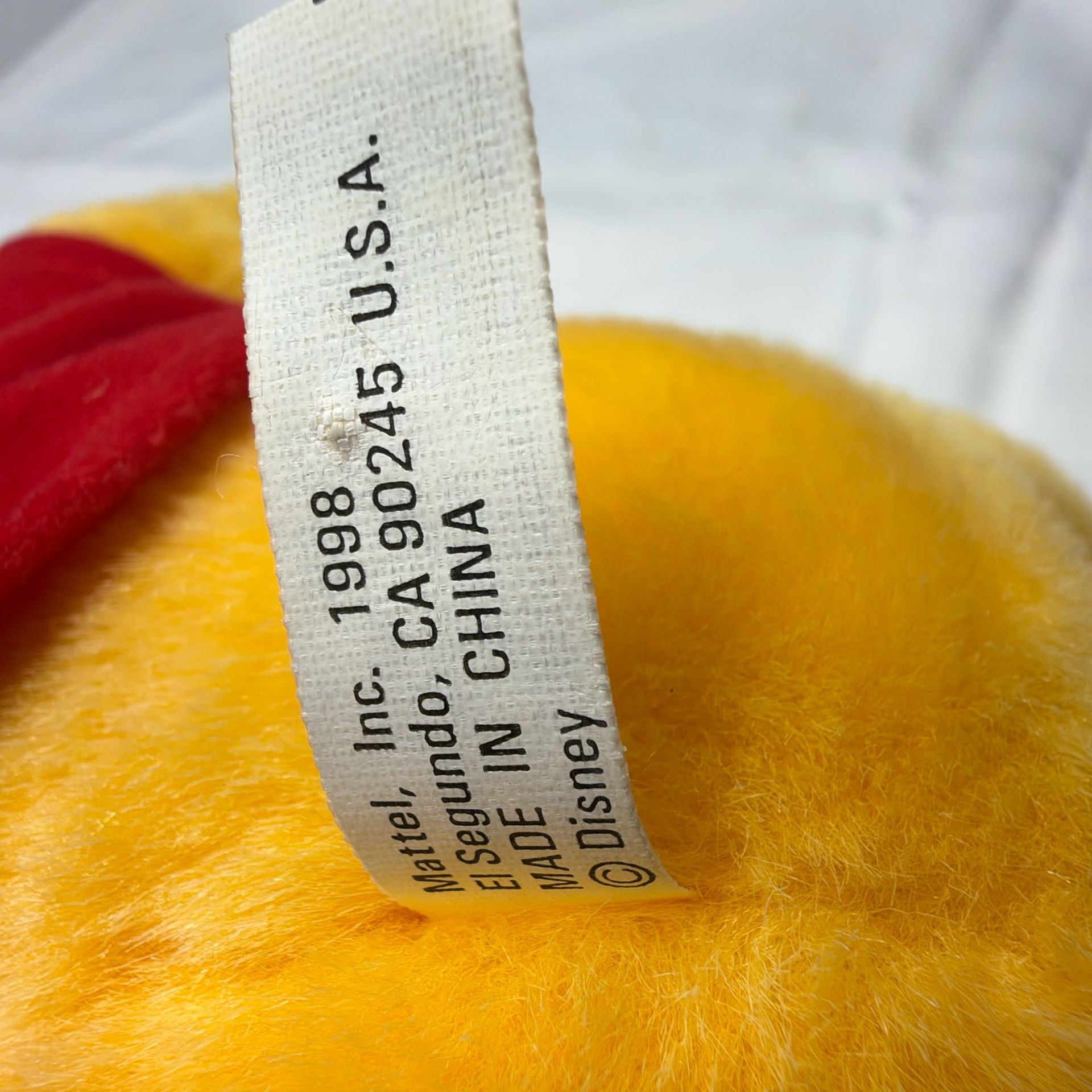 Mattel Disney Winnie The Pooh Plush Stuffed Animal Light Up Honey Pot 6