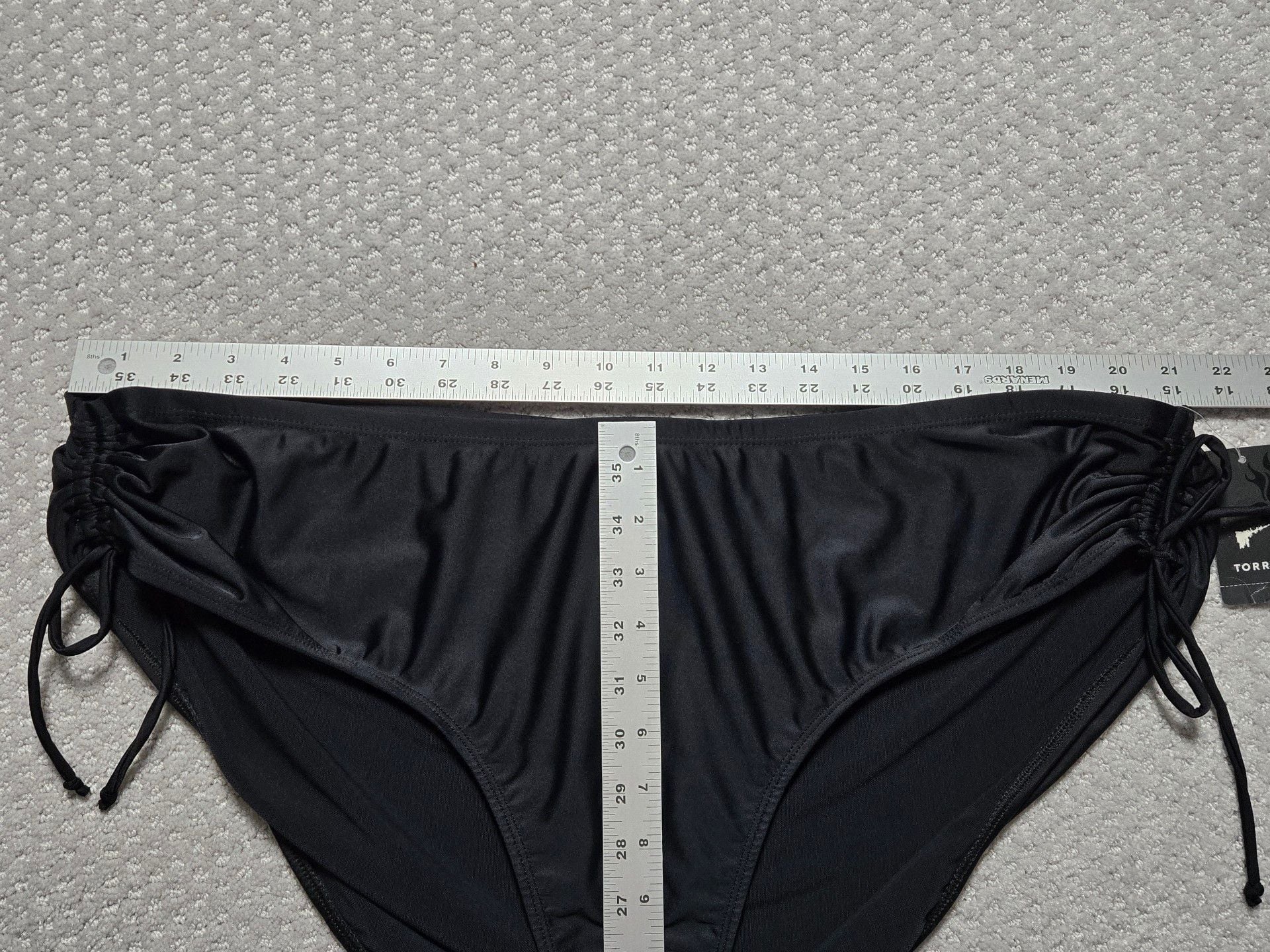 Torrid Black Cinch Bikini Swim Bottoms Size 4 New 6