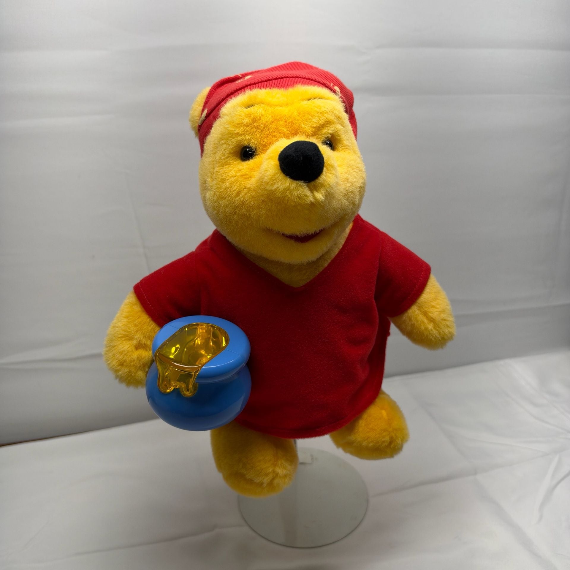Mattel Disney Winnie The Pooh Plush Stuffed Animal Light Up Honey Pot 2