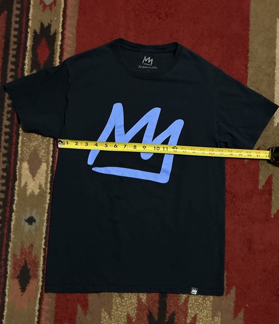 Mammoth T-Shirt Size S Black Crown Graphic Logo 6