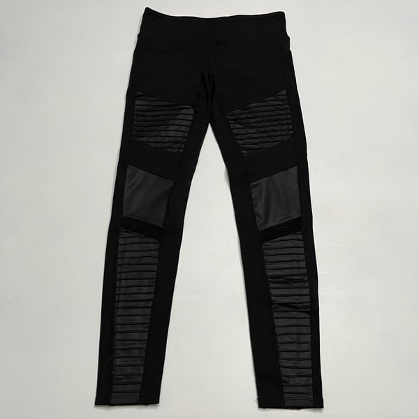 Alo Yoga Moto Leggings Size M Black