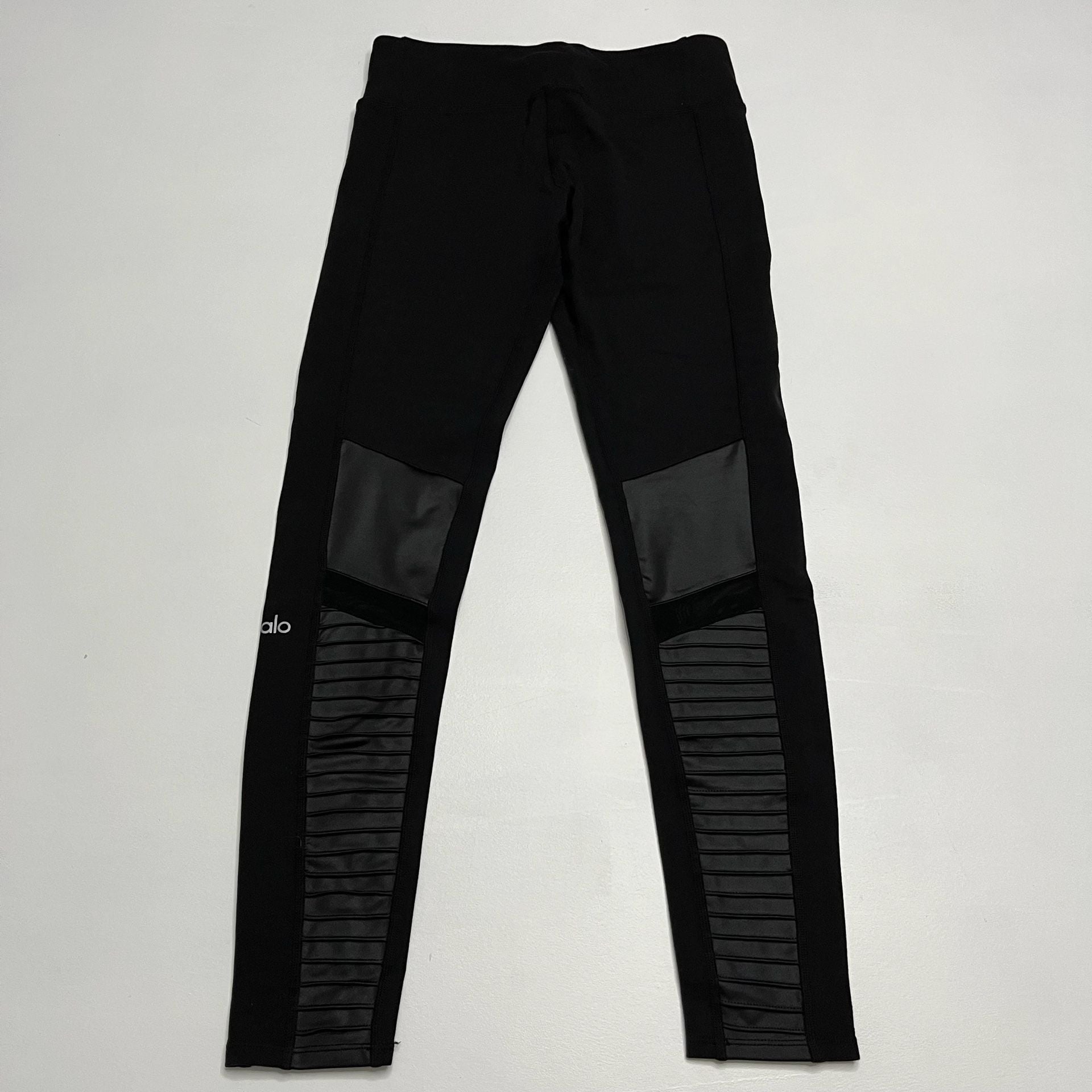 Alo Yoga Moto Leggings Size M Black 7