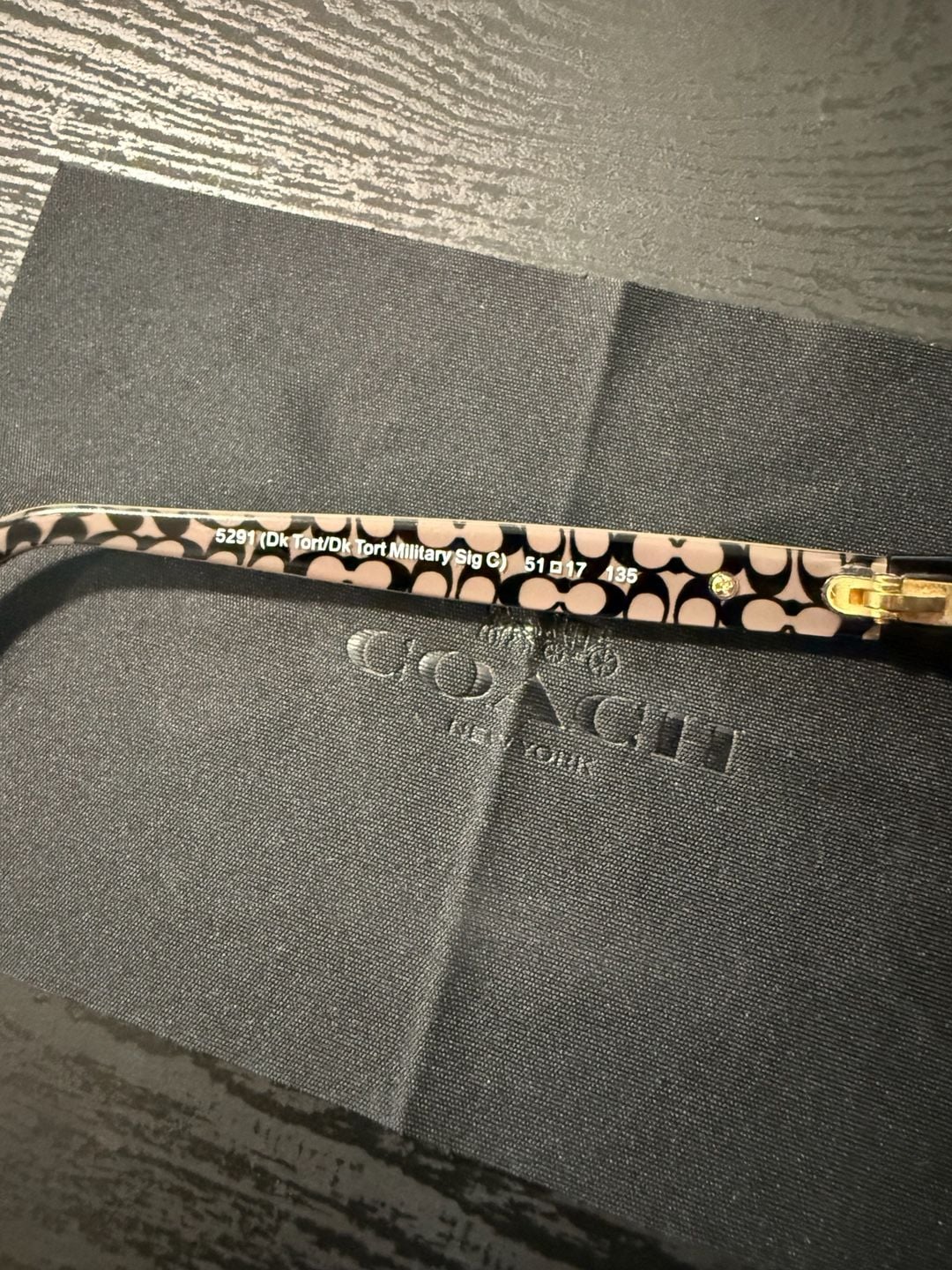 Coach Youth Eyeglasses 5291 Dark Tortoise Signature 4