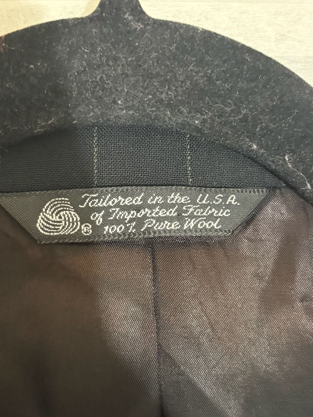 VTG Christian Dior Monsieur Blazer Black Pinstripe Wool 100% Pure Wool 4