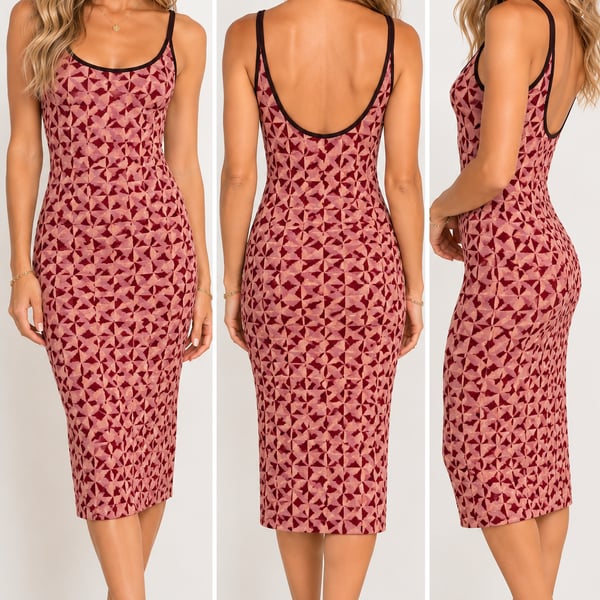 🍷✨ ZARA GEOMETRIC MAXI DRESS • Y2K BOHO + VACATION VIBES ✨🍷 small 