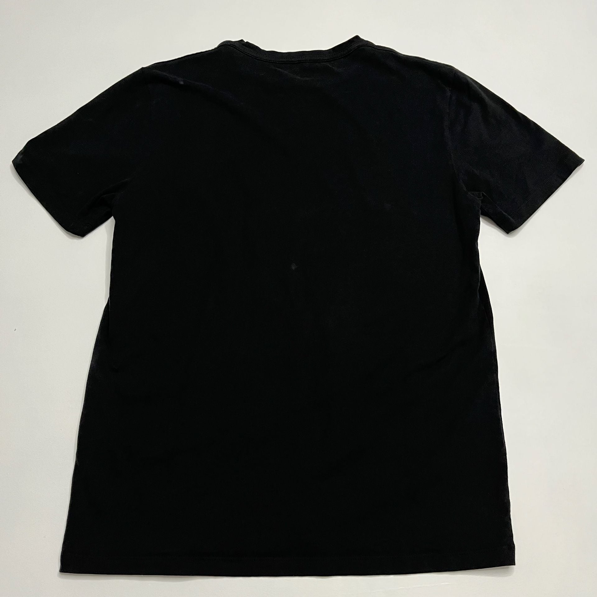 AllSaints Brace Crew Neck T-Shirt Size Large Black Ramskull Embroidered Logo 7