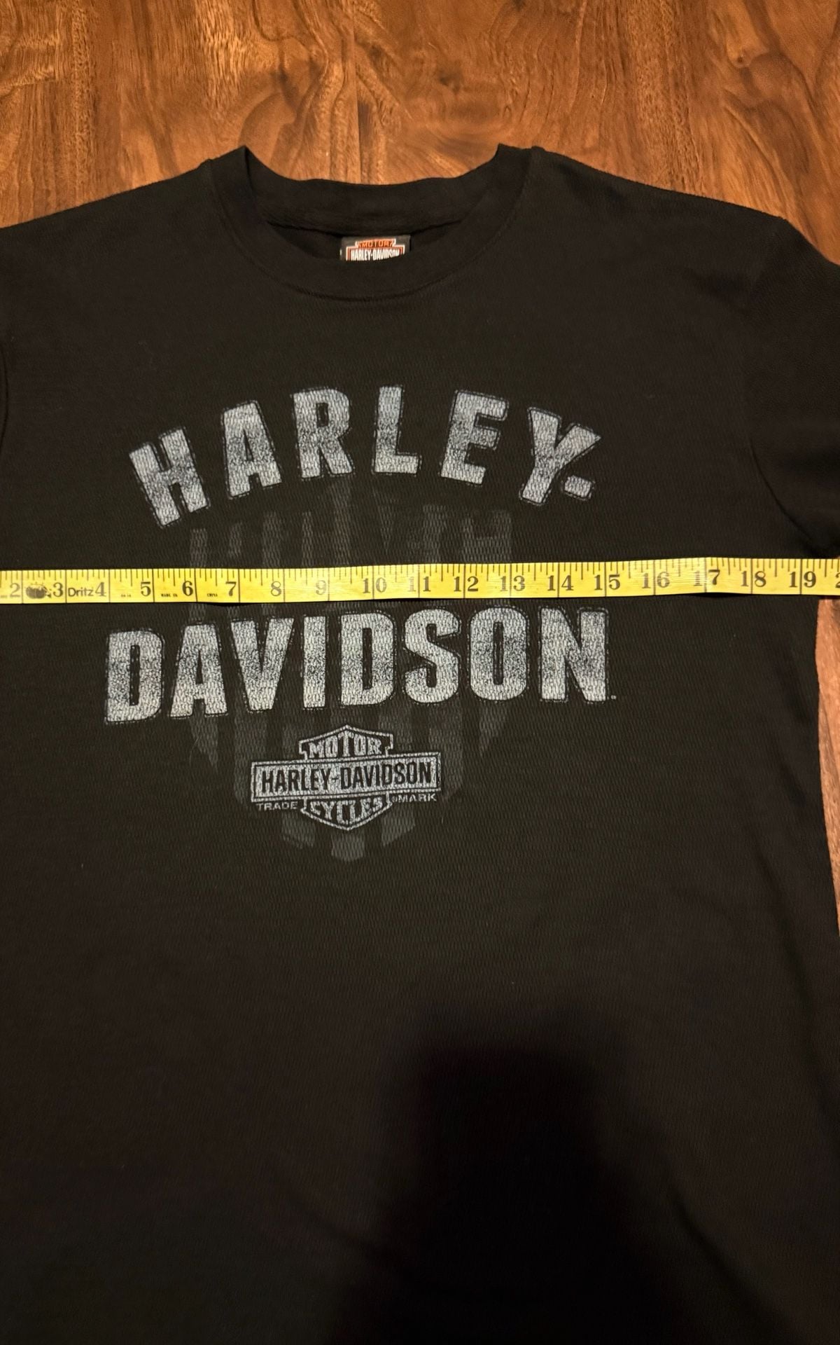 Harley Davidson Long Sleeve Thermal Shirt Size M Black Appalachian PA 5