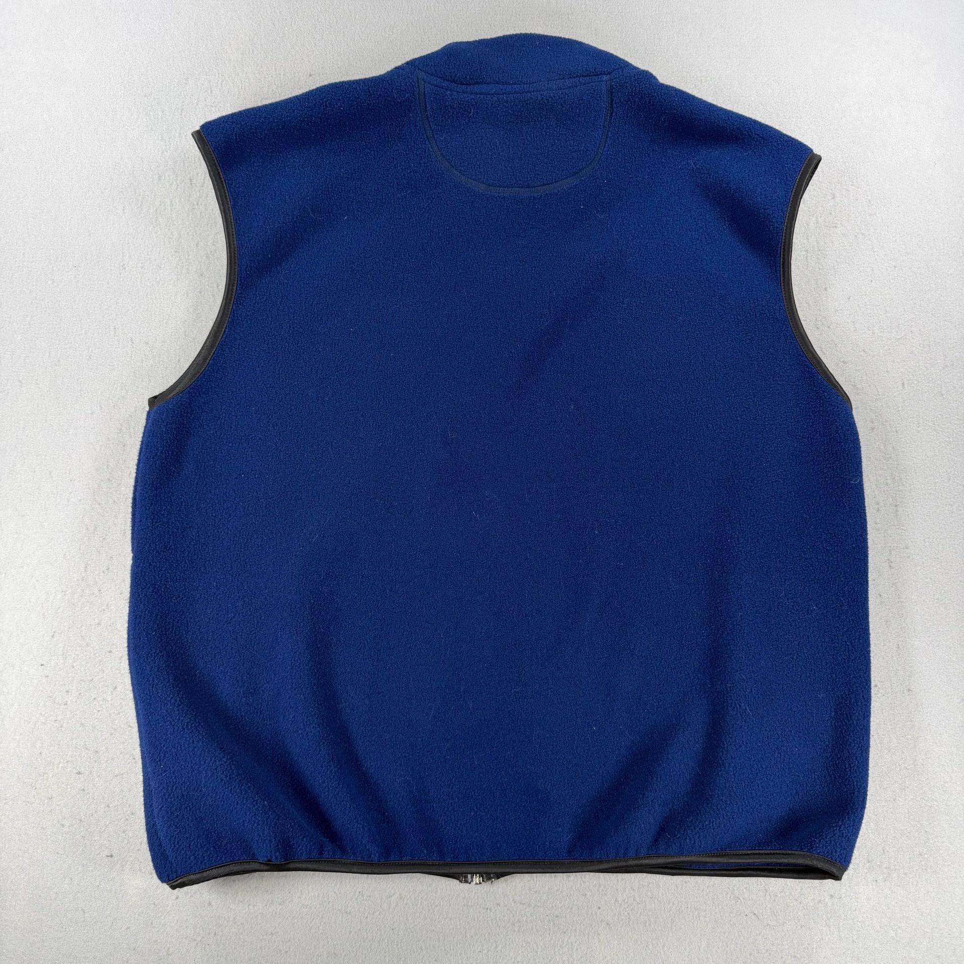 Vintage Champion Fleece Vest Blue Full Zip XL 10