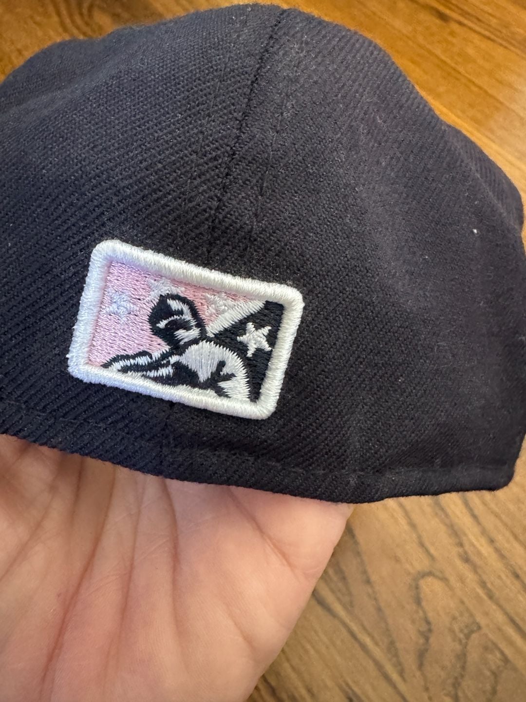 New Era Charlotte Knights 59FIFTY Size 7 1/4 Fitted Hat Pink Cap 3
