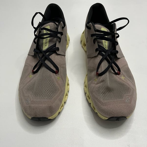 On Running Cloud X 3 Size 12 Fog Hay Road Running Shoes