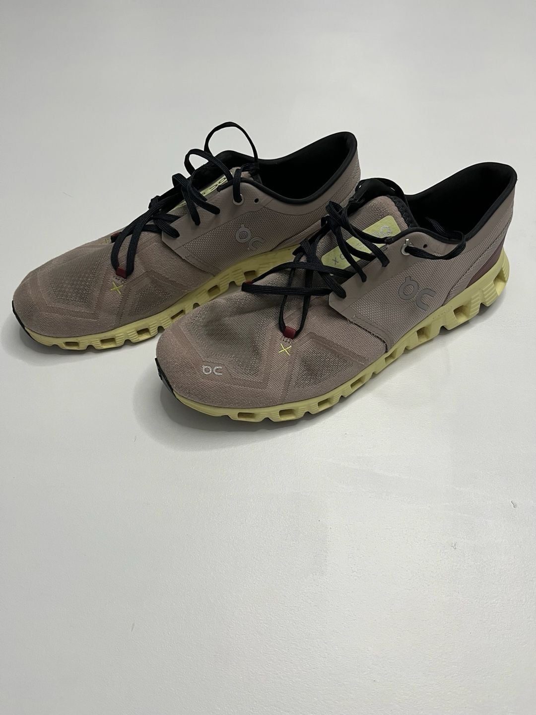 On Running Cloud X 3 Size 12 Fog Hay Road Running Shoes 5