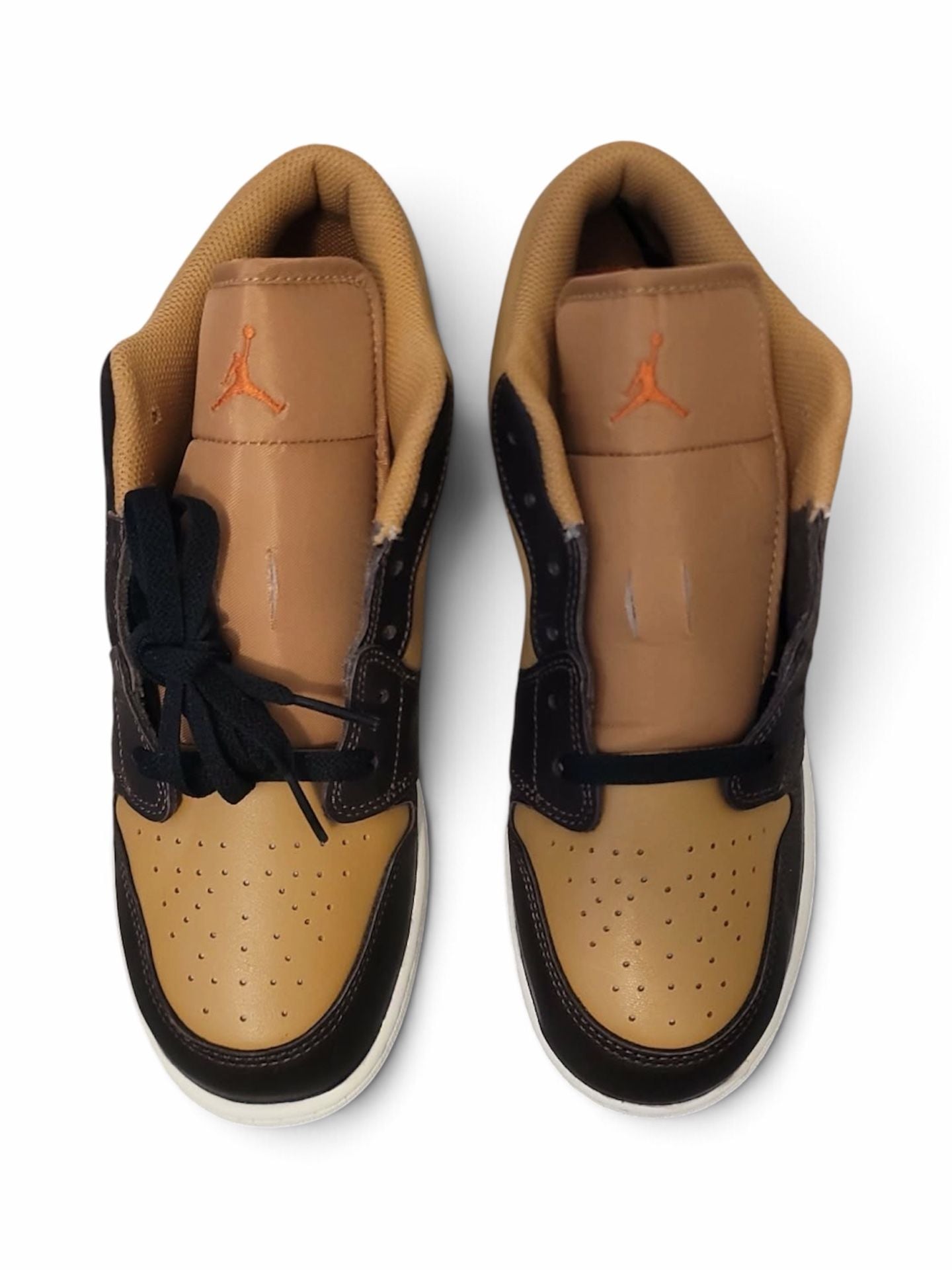 New Nike Air Jordan 1 Low SE 'Flax Baroque Brown HQ3603 201 7 Youth 8.5 Women’s 5