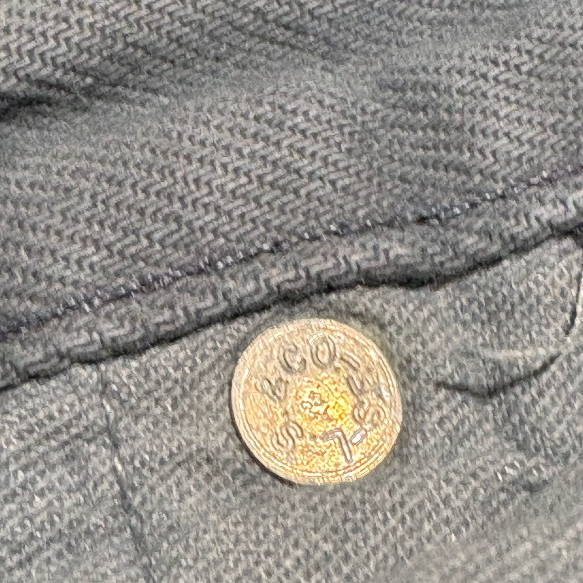Vtg 90s Levis 501 Gray Button Fly Jeans Made in USA Faded Grunge 28x28 Raw Hem
 8