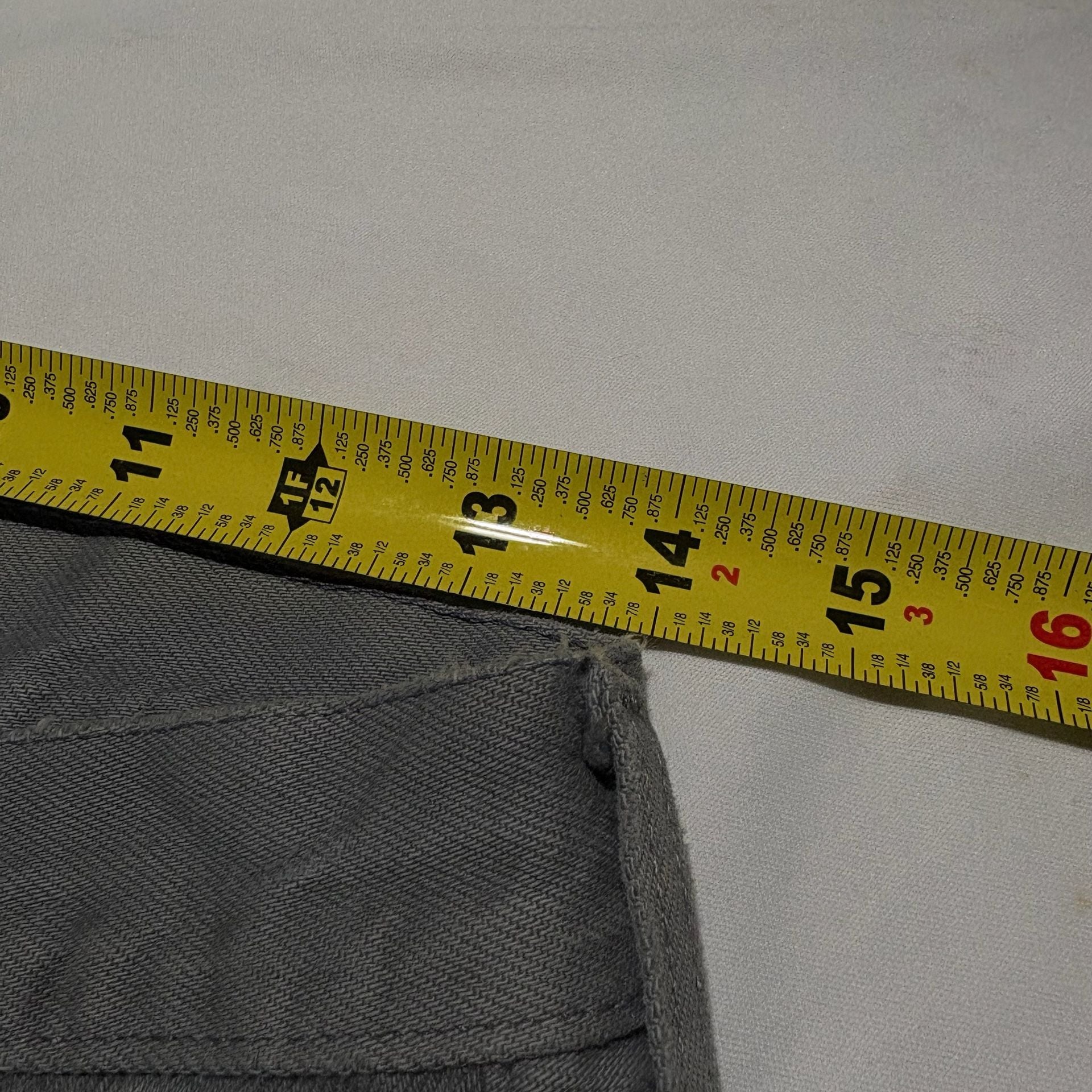 Vtg 90s Levis 501 Gray Button Fly Jeans Made in USA Faded Grunge 28x28 Raw Hem
 15