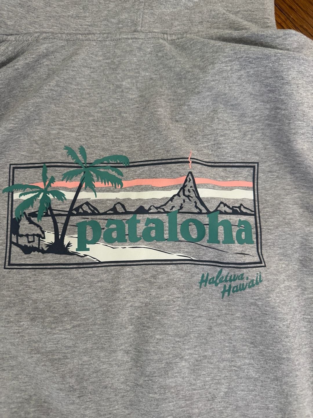 Patagonia Pataloha Haleiwa Hawaii Hoodie Gray Heather 5