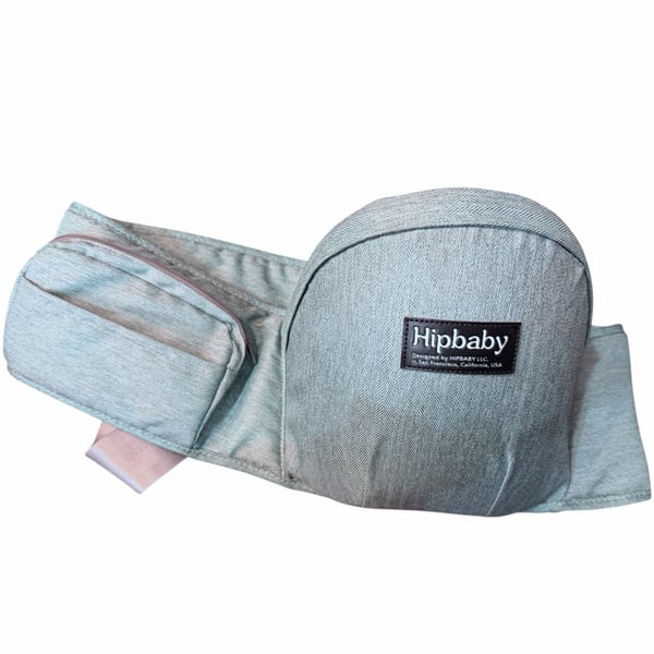 Hipbaby Baby Hip Seat Carrier Gray Herringbone