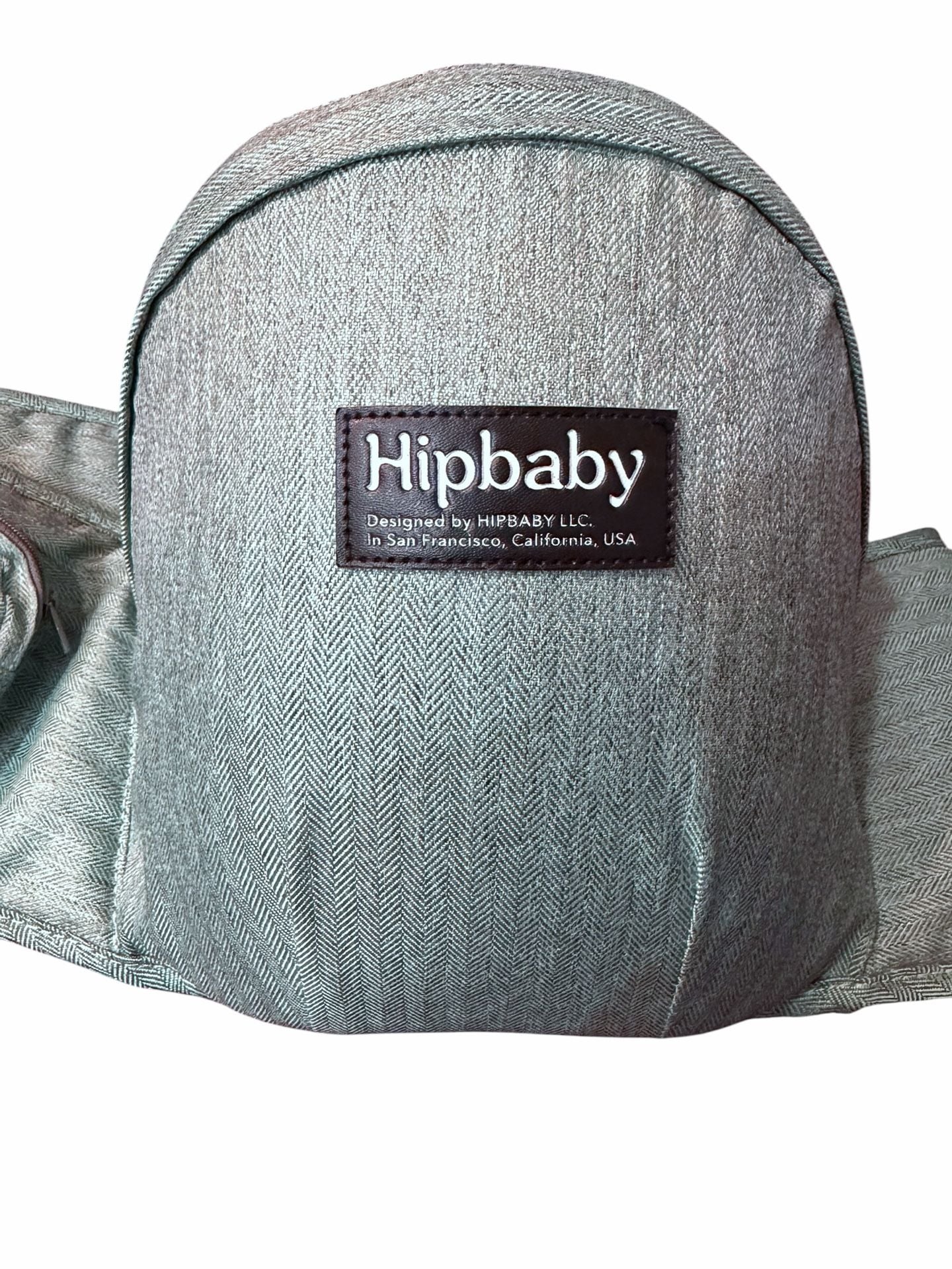 Hipbaby Baby Hip Seat Carrier Gray Herringbone 2
