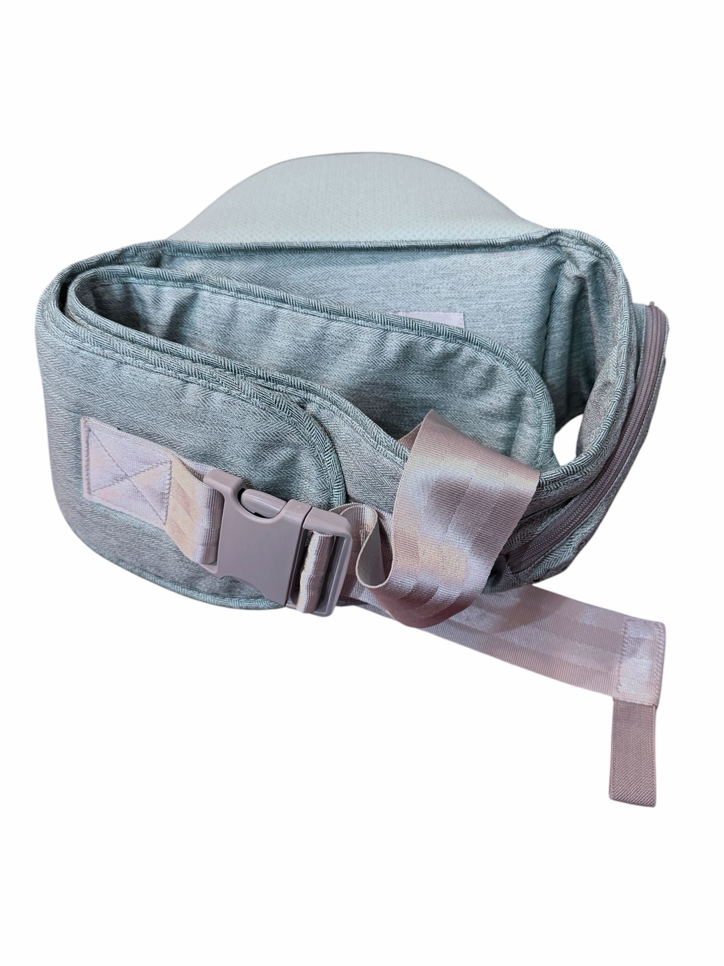 Hipbaby Baby Hip Seat Carrier Gray Herringbone 4