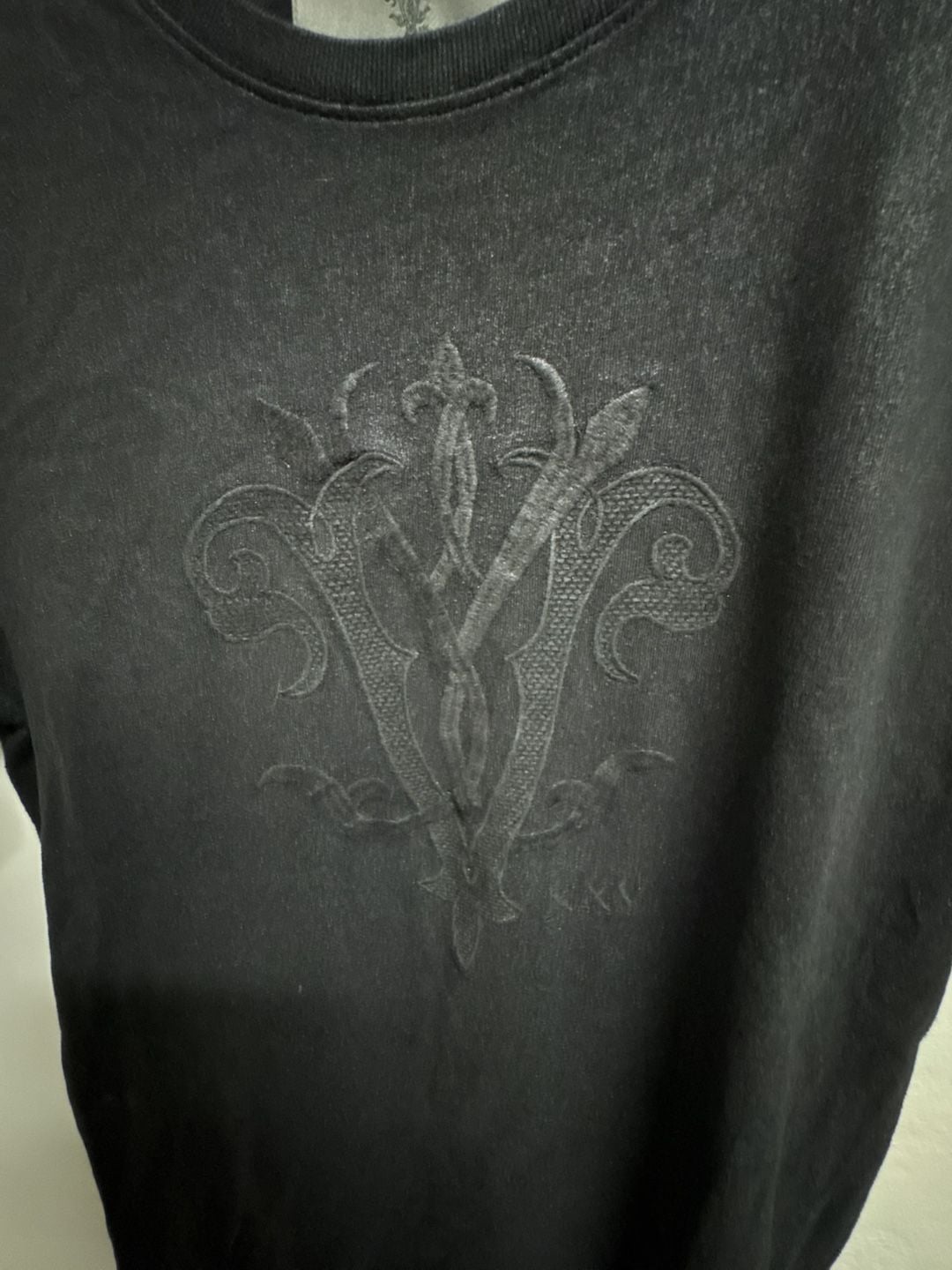 John Varvatos 25th Anniversary Tee Size XS Black Graphic T-Shirt 3