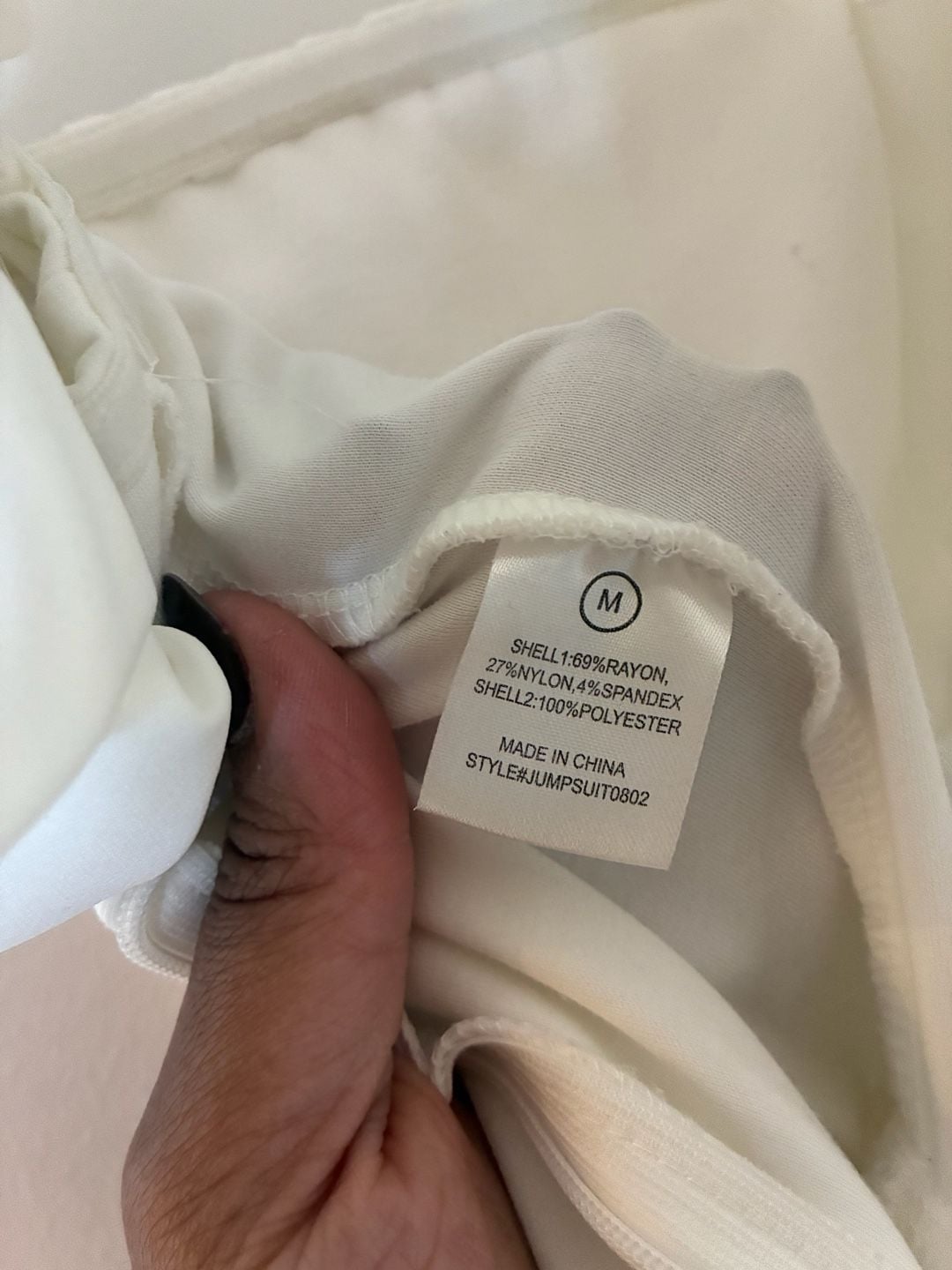 Fashion Nova Dreaming In Ruffles White Corset Jumpsuit M 9