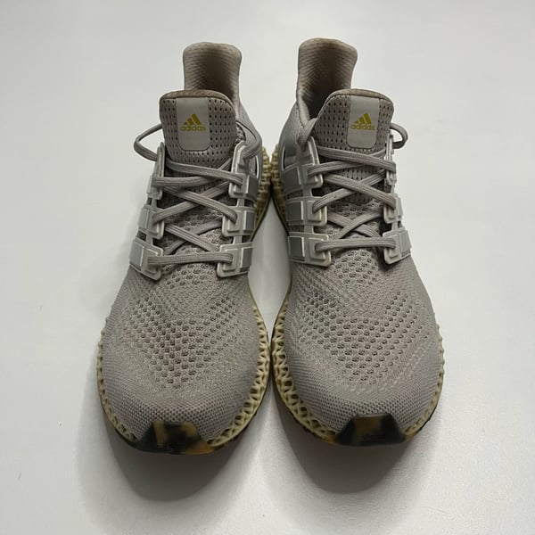 Adidas Ultra 4D Size 12.5 Grey Gold Metallic IG2260