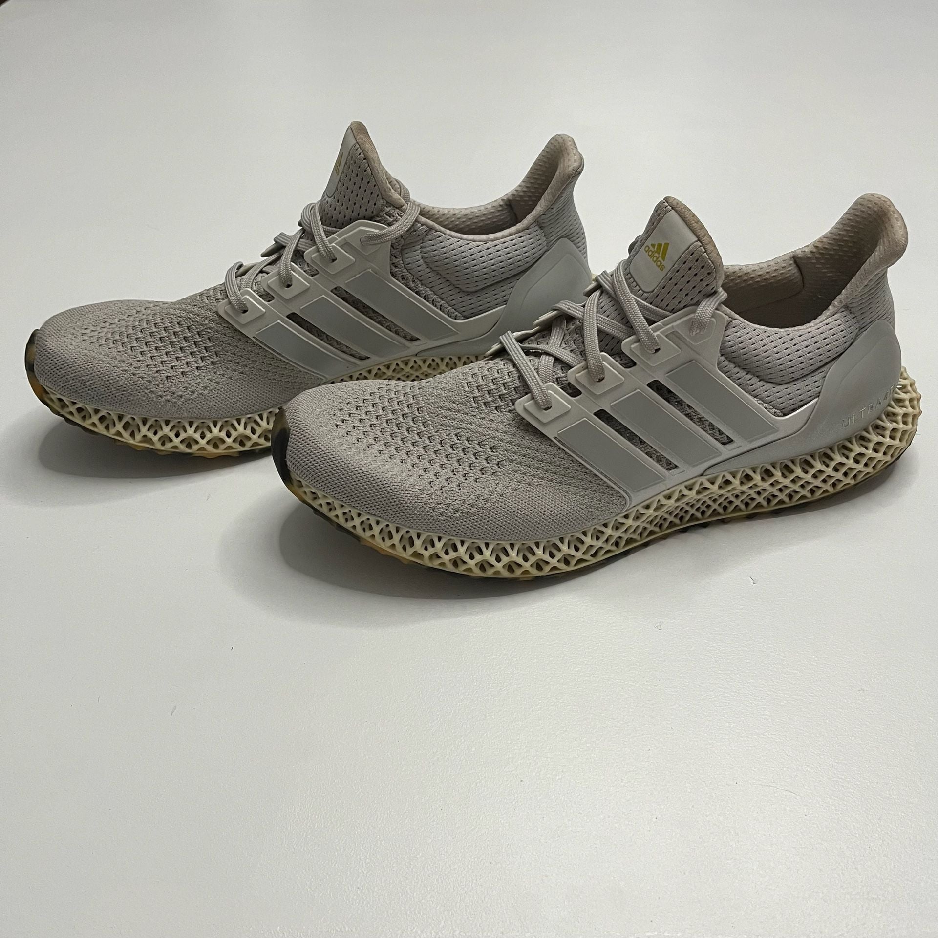 Adidas Ultra 4D Size 12.5 Grey Gold Metallic IG2260 5