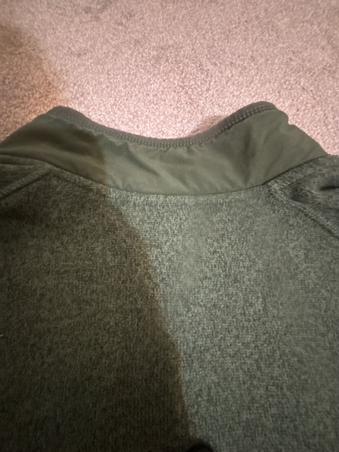 The North Face Gordon Lyons 1/4-Zip Pullover Size Large Green Fleece Sweater 7