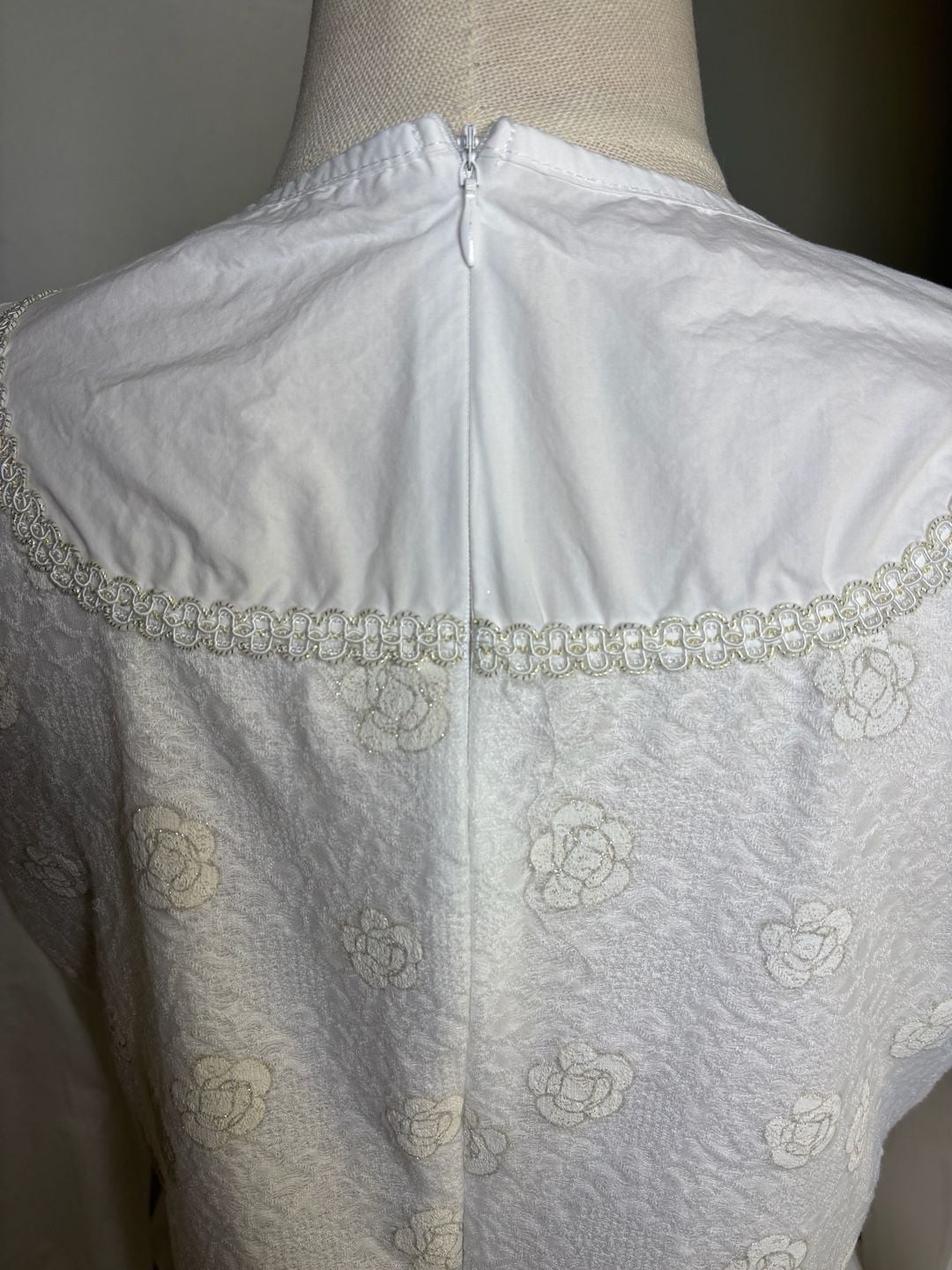 Vintage 1980s Romantic Victorian Puff Sleeve Peplum Blouse 10