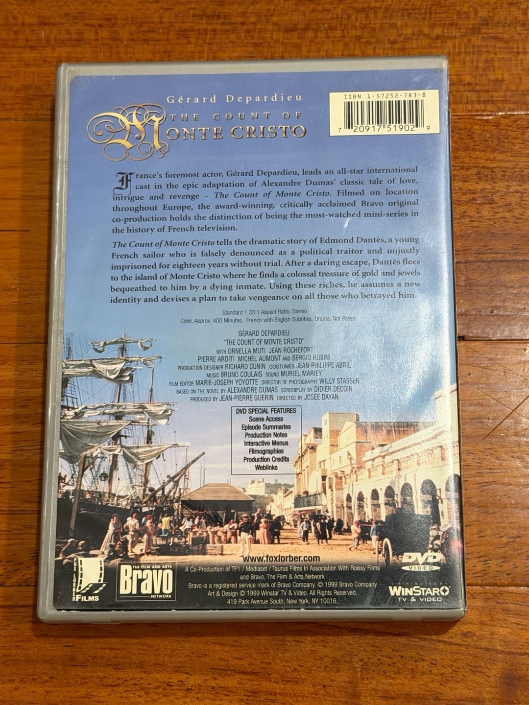 The Count of Monte Cristo DVD Gérard Depardieu 2-Disc Set 2