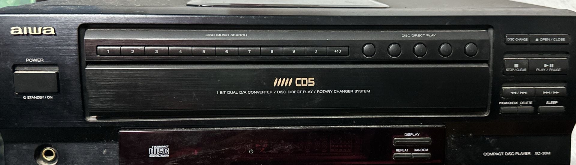 Aiwa XC-30M 5-Disc Rotary CD Player 14