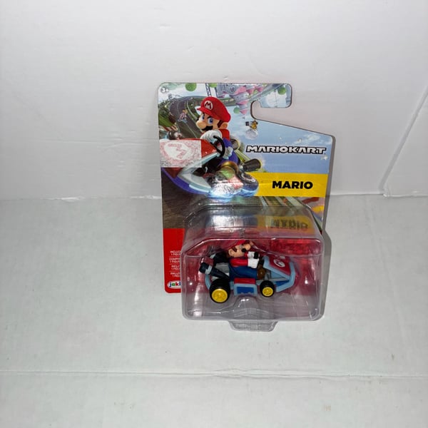 Jakks Pacific Mario Kart Mario Standard Kart Die Cast Toy New