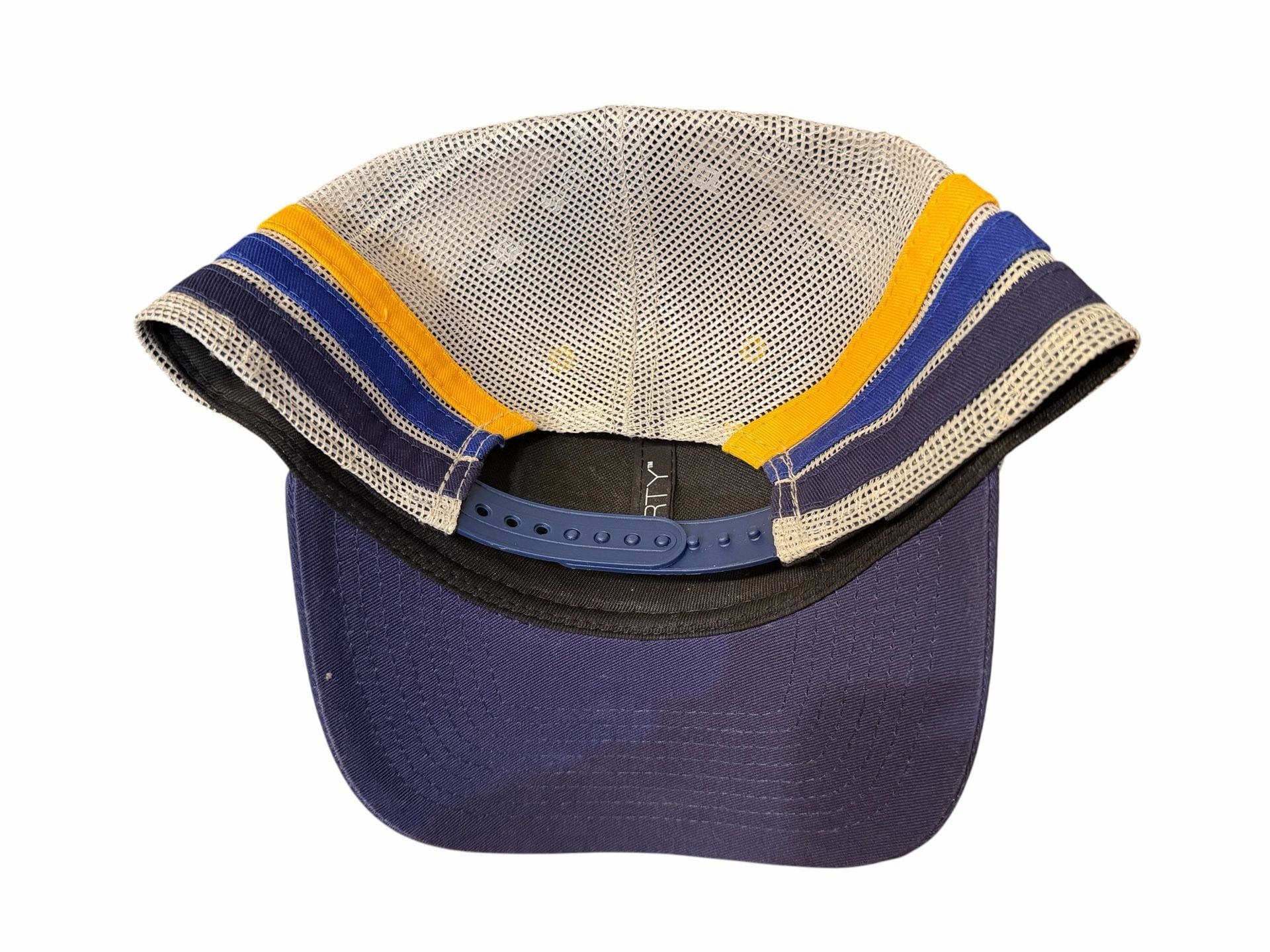 New Era Milwaukee Brewers 9FORTY Trucker Snapback Hat One Size Blue 5