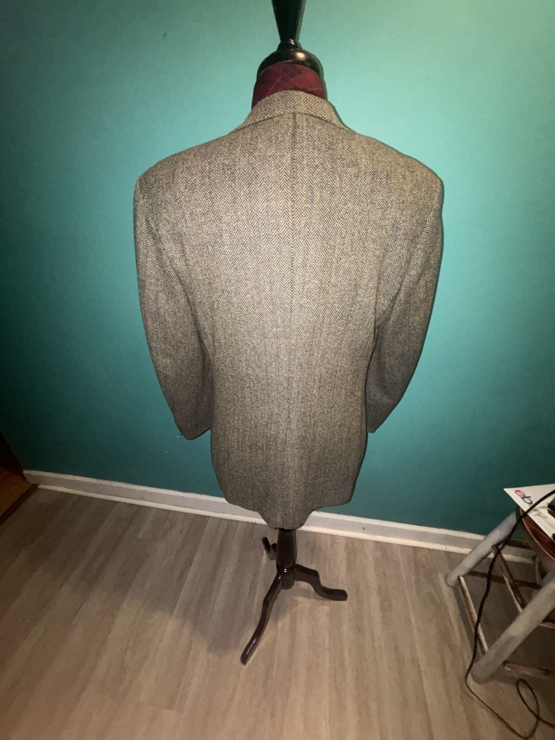 Southwick for Paul Simon Tweed Herringbone Sport Coat Blazer Jacket 42 7