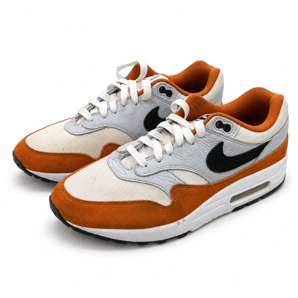 Nike Air Max 1 Monarch White Black Orange Sneakers