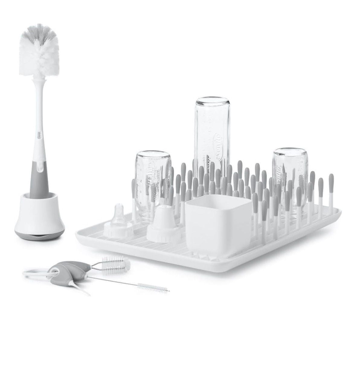 OXO Tot Bottle & Cup Cleaning Set Gray 1