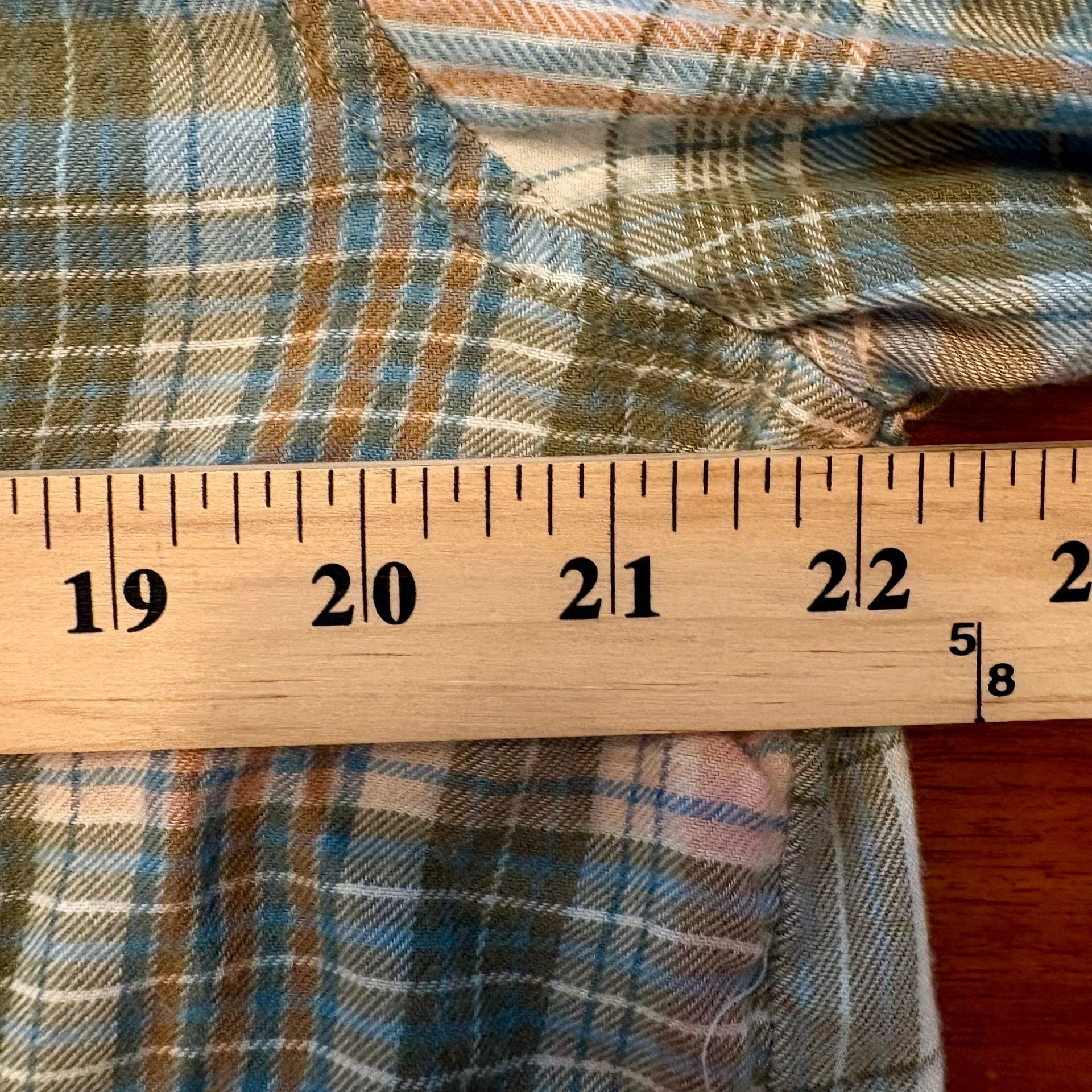 American Eagle Womens Small Plaid Pearl Snap Western Flannel Shirt Pink Blue 8