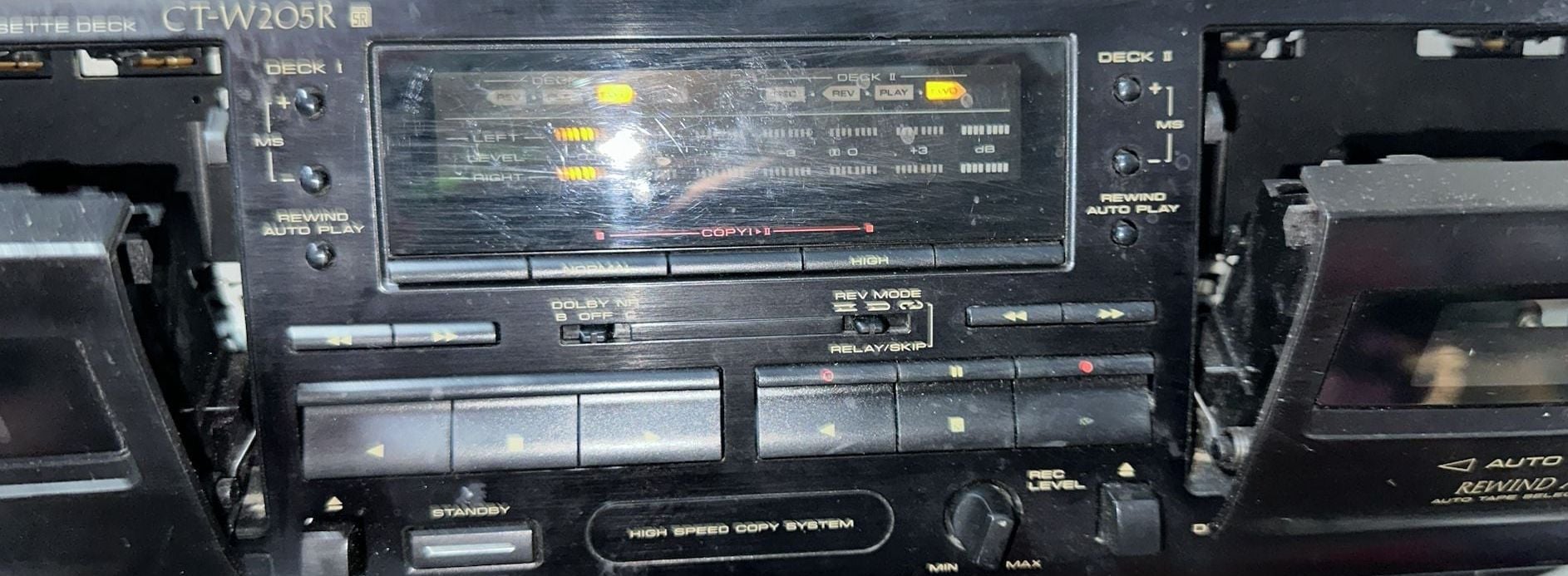 Pioneer CT-W205R Stereo Double Cassette Deck 2