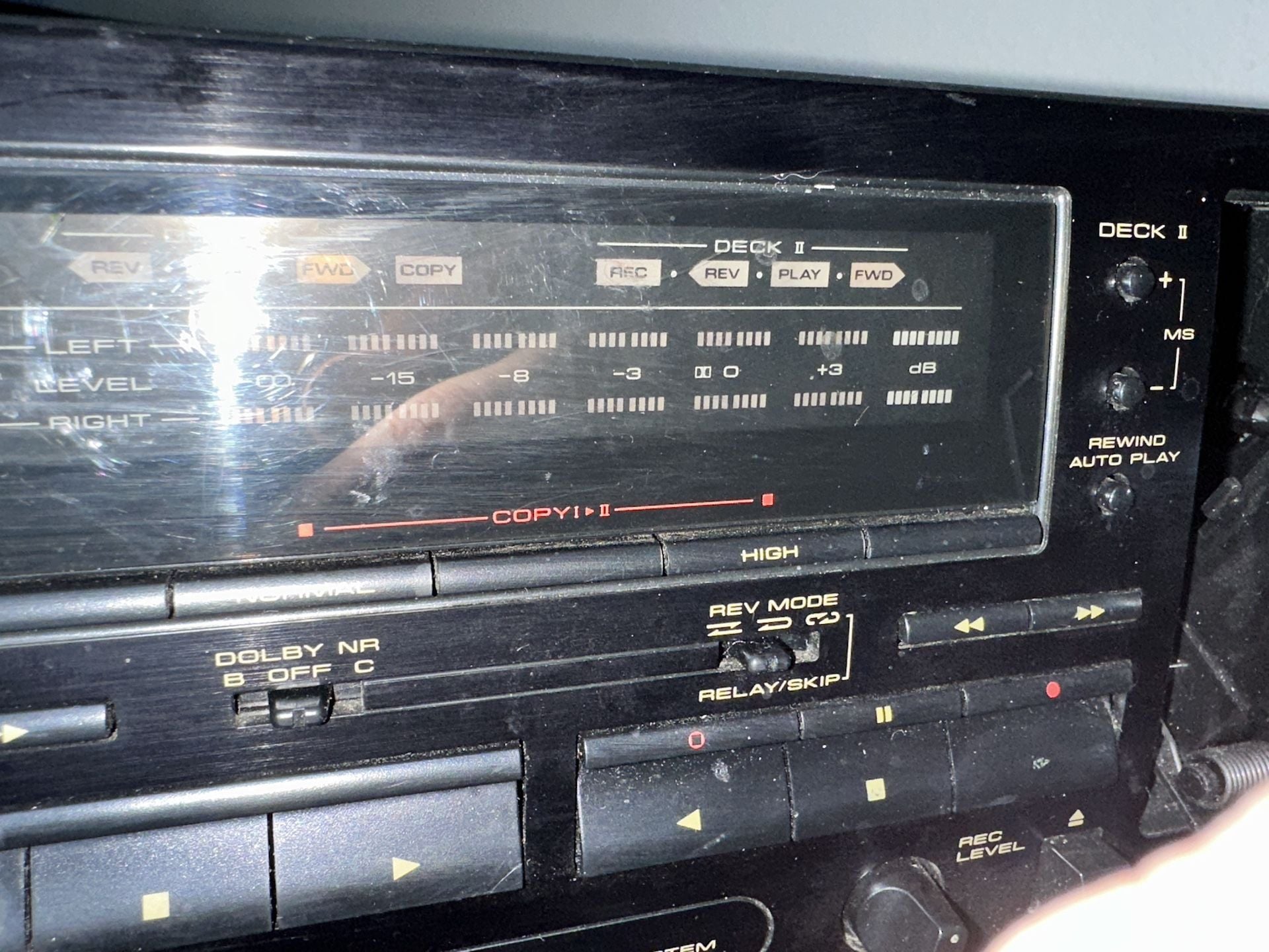 Pioneer CT-W205R Stereo Double Cassette Deck 3